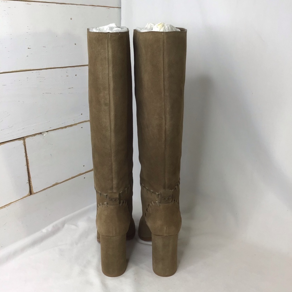 New Tory Burch Contraire Suede 90mm Knee Boot - Picture 6 of 16